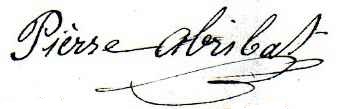 Signature Pierre Abribat